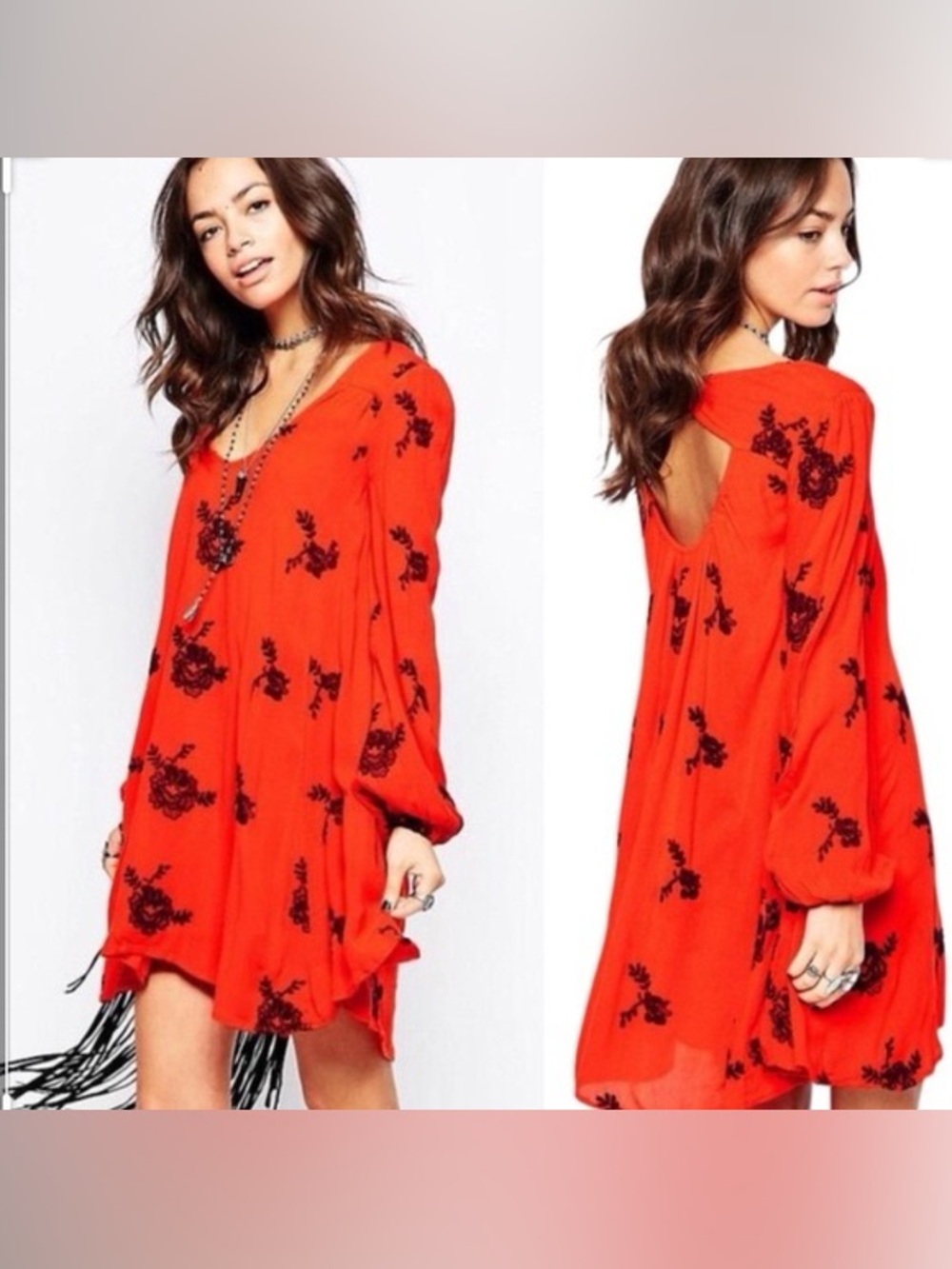 Free People Cotton Mini Dress Size M